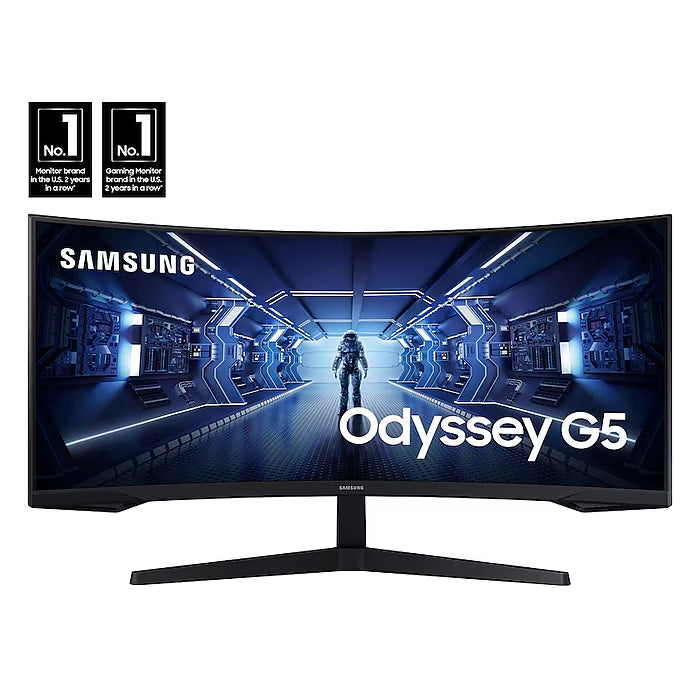 New Samsung Odyssey 34" 34G5 VA Ultra-WQHD Curved Gaming Monitor