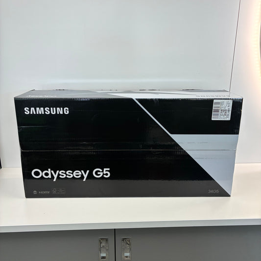 New Samsung Odyssey 34" 34G5 VA Ultra-WQHD Curved Gaming Monitor