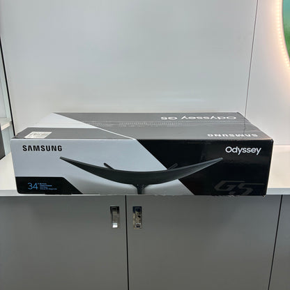 New Samsung Odyssey 34" 34G5 VA Ultra-WQHD Curved Gaming Monitor