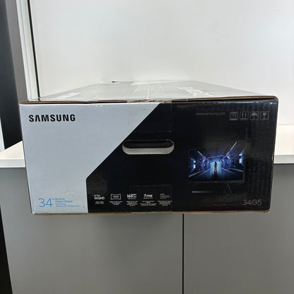 New Samsung Odyssey 34" 34G5 VA Ultra-WQHD Curved Gaming Monitor