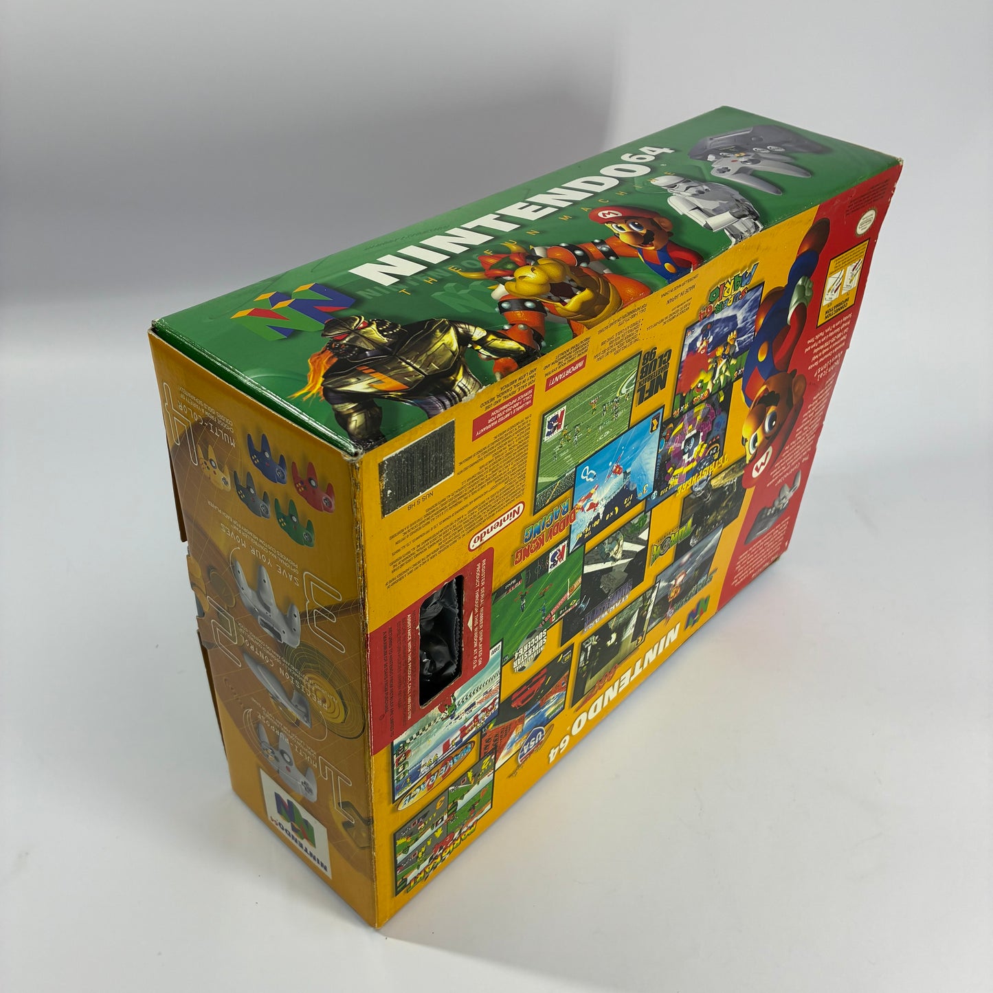 Nintendo N64 Console System Charcoal With Expansion Pak and Box